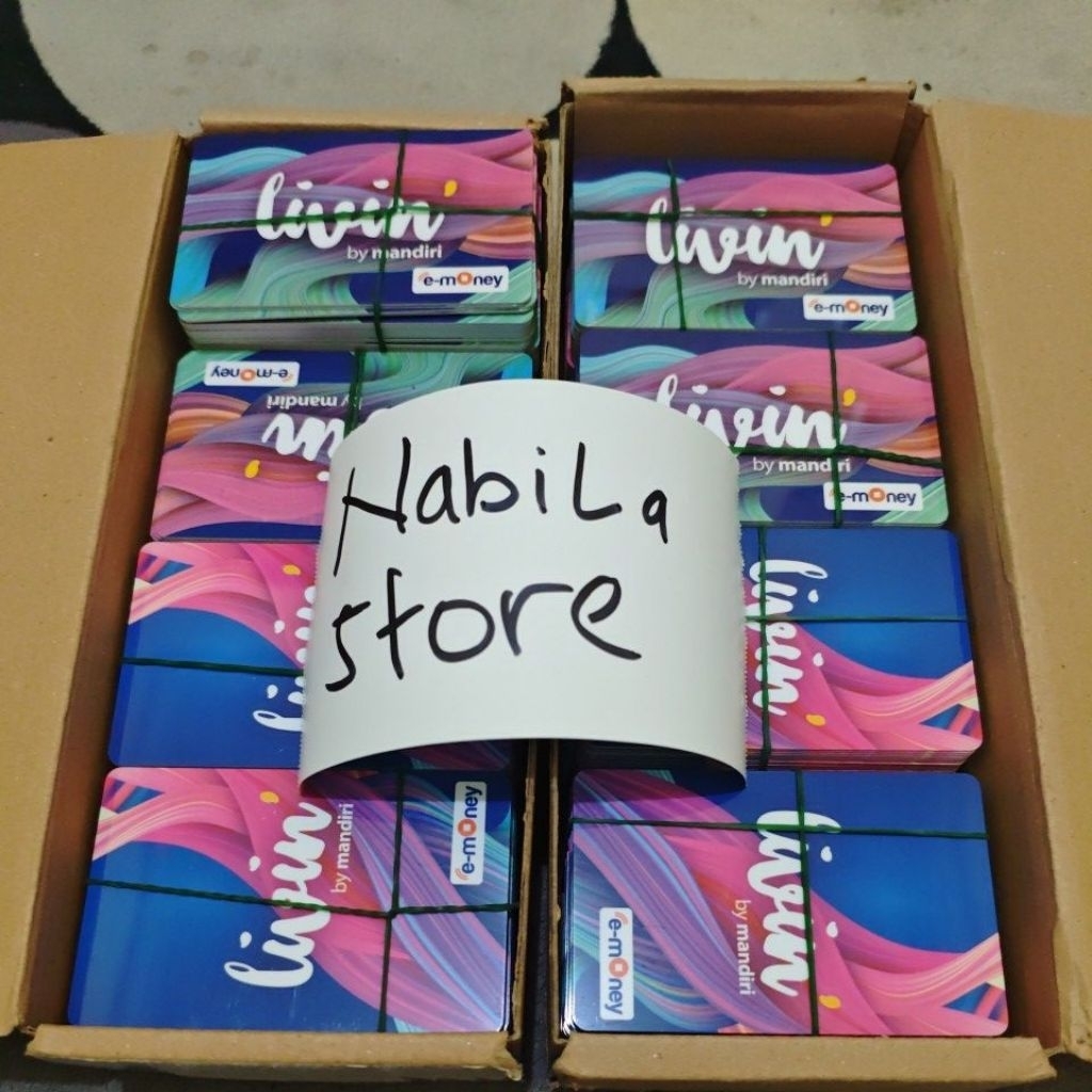 (GROSIR) Kartu E-Money Mandiri Original Motif Acak/ Kartu Mandiri/ E-money Mandiri/ E-Money Card/ E-