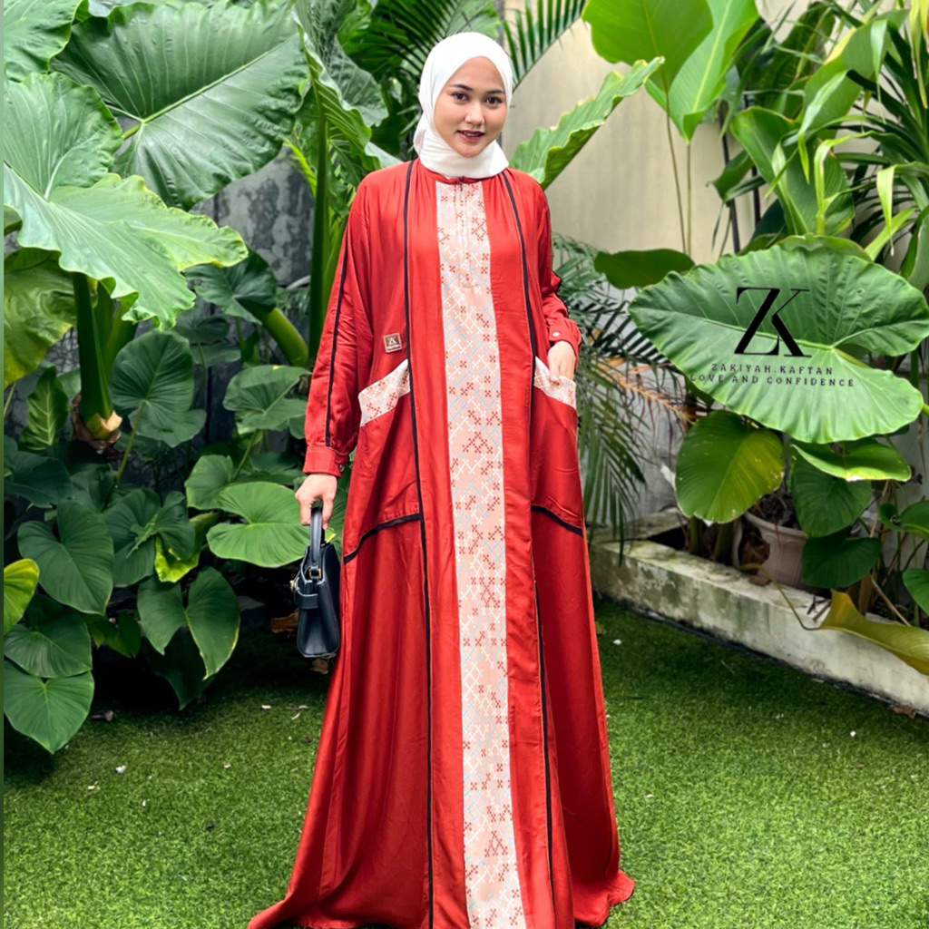 Gamis Ori ZAKIYAH KAFTAN Daily Motif - New ll Best Seller