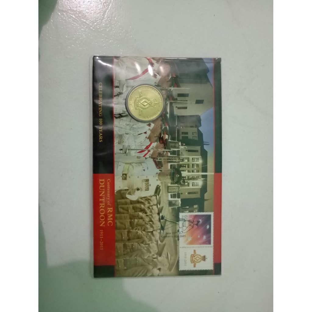 Prangko Dan Koin 1 Dollar Australia