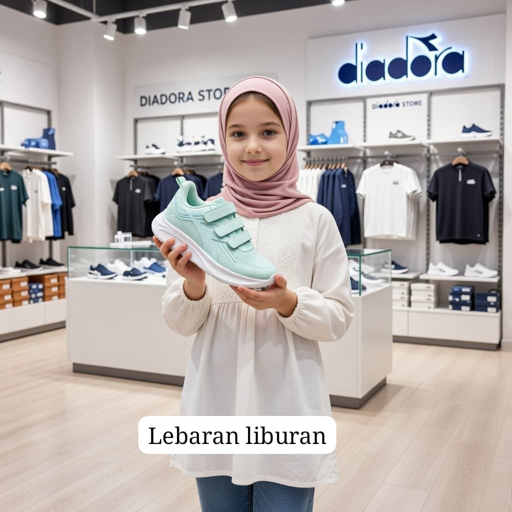 sepatu sport anak diadora anak cewek
