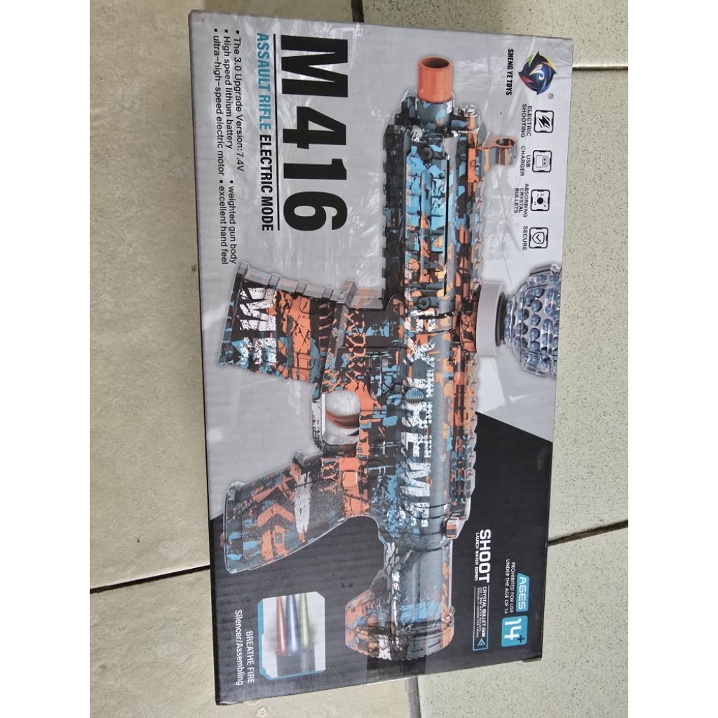 Mainan Electric Gel M416 Outdoor