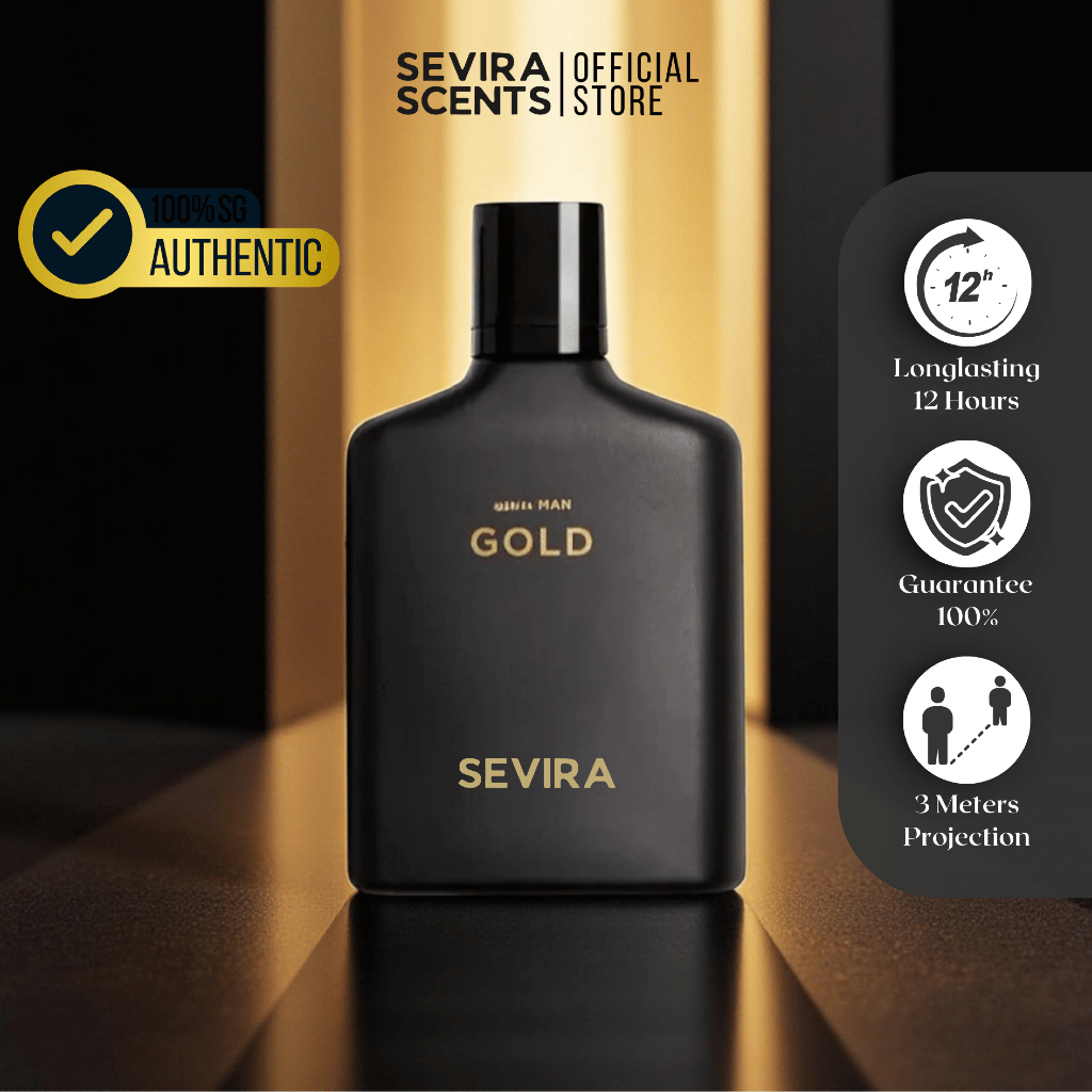 SEVIRA Parfum Pria Zara Gold EDP [ 100% Original Singapore ] By Sevira Official Store