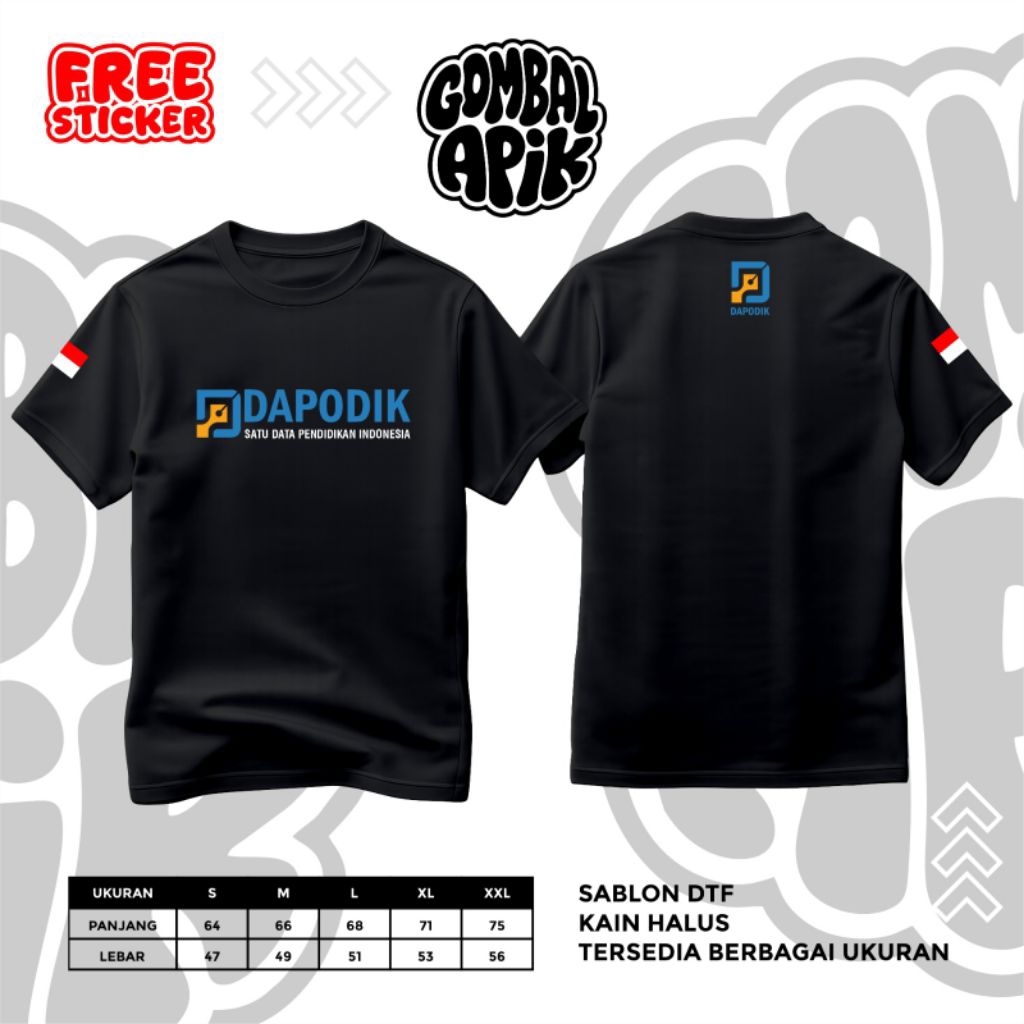 Kaos Operator dapodik Seragam OPS Kaos Operator Sekolah