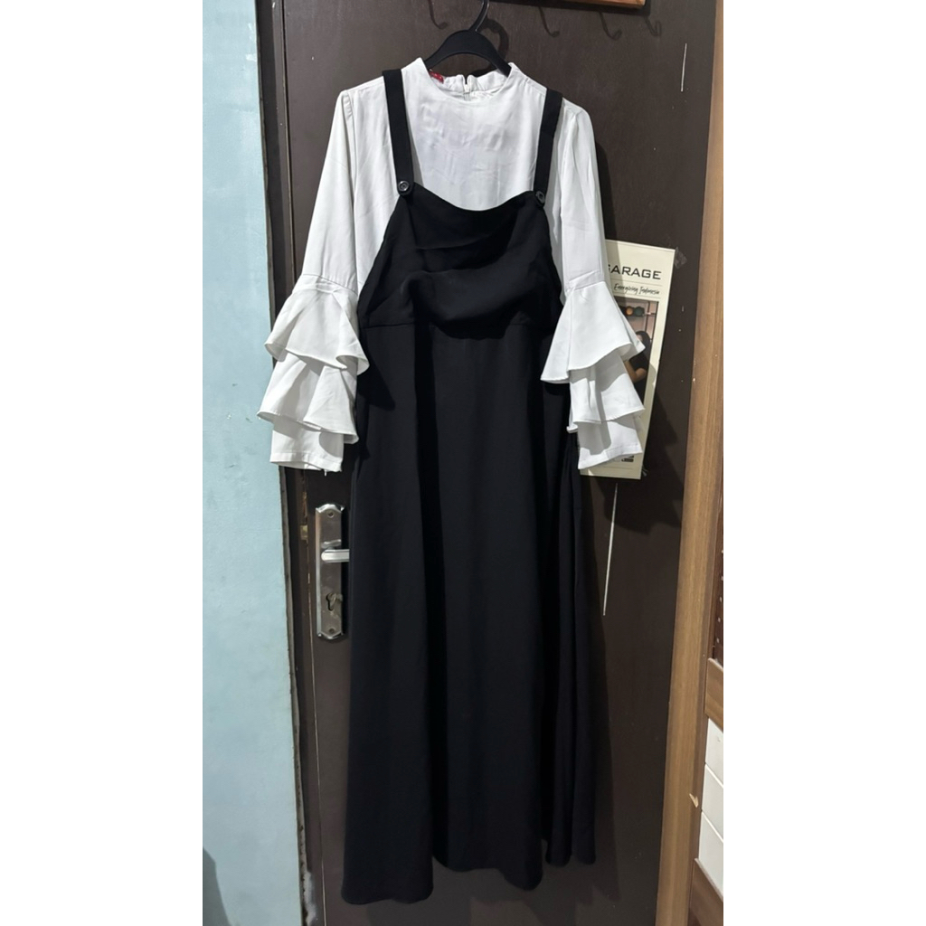 zoya gamis hitam putih