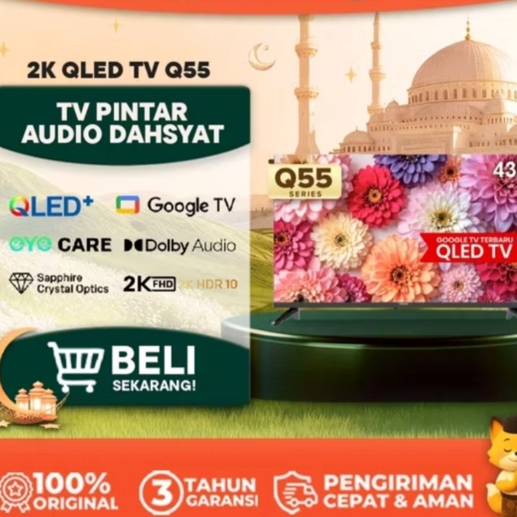 Coocaa Google TV 43 inch QLED