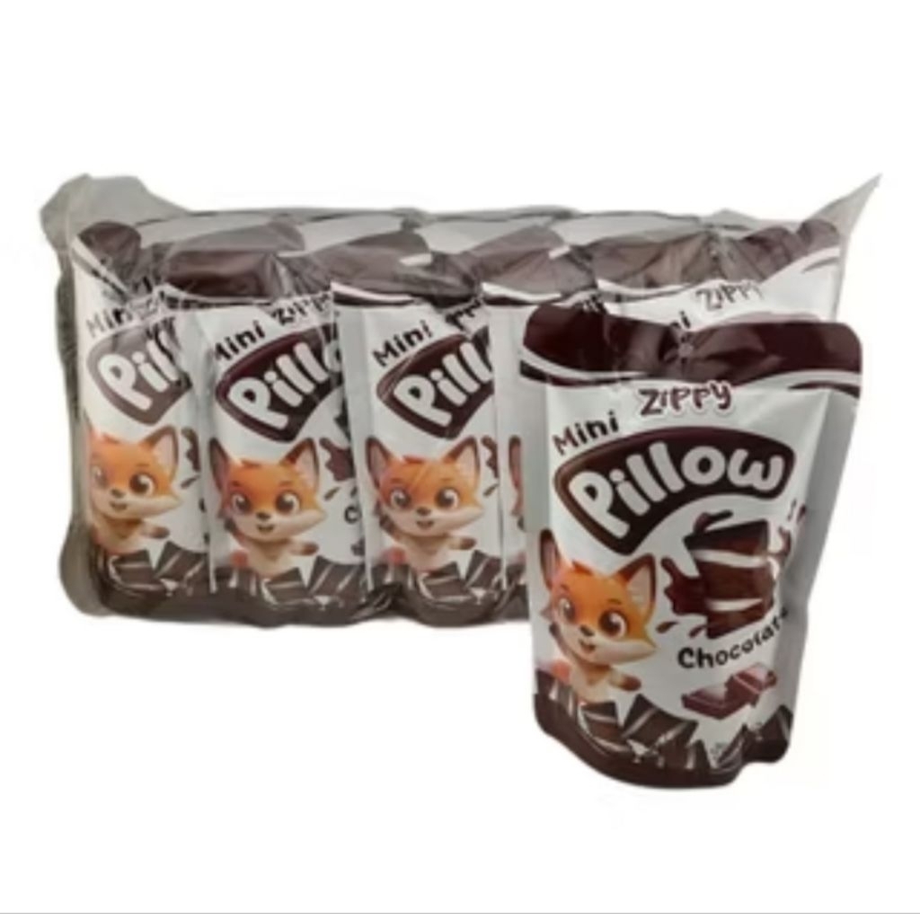 Zippy biskuit mini pillow coklat