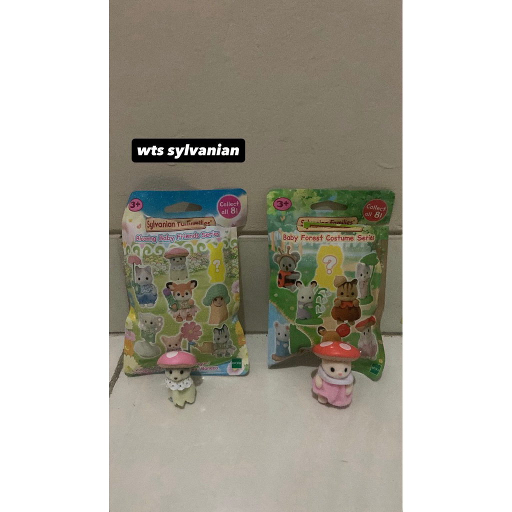 Mainan Koleksi Sylvanian Baby Series - Boneka Mini Lucu, Aksesori Tema Taman Bunga, Cocok untuk Kole