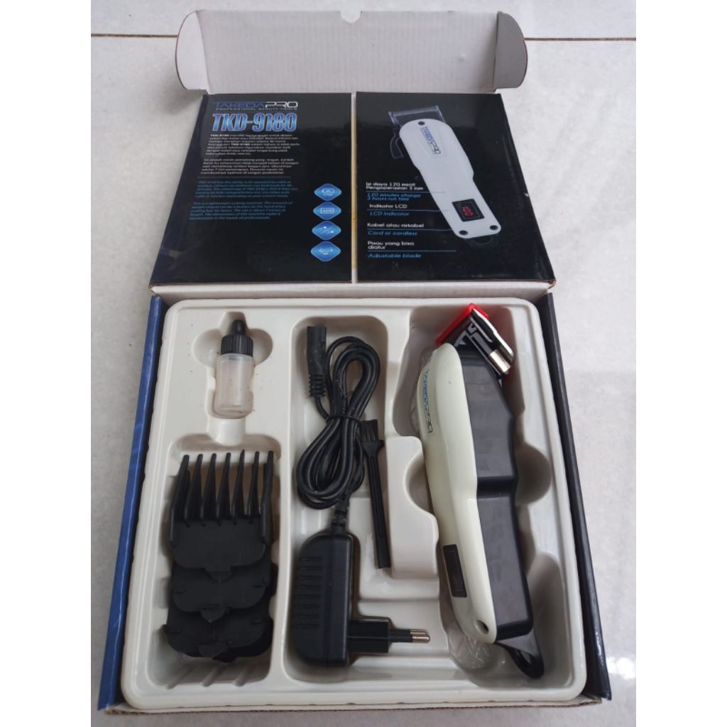 Alat Mesin Pencukur Rambut Profesional Takeda ProTKD 9180