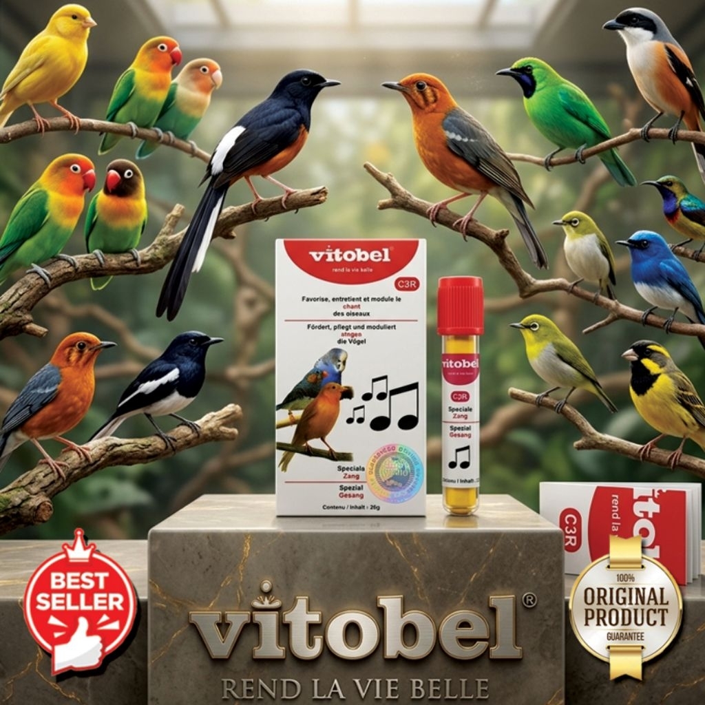 Vitamin Burung untuk Optimalkan Suara dan Stamina - Vitobel C3R