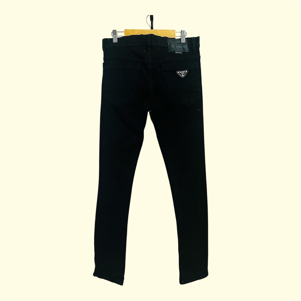 Celana Jeans Prada Milano Black
