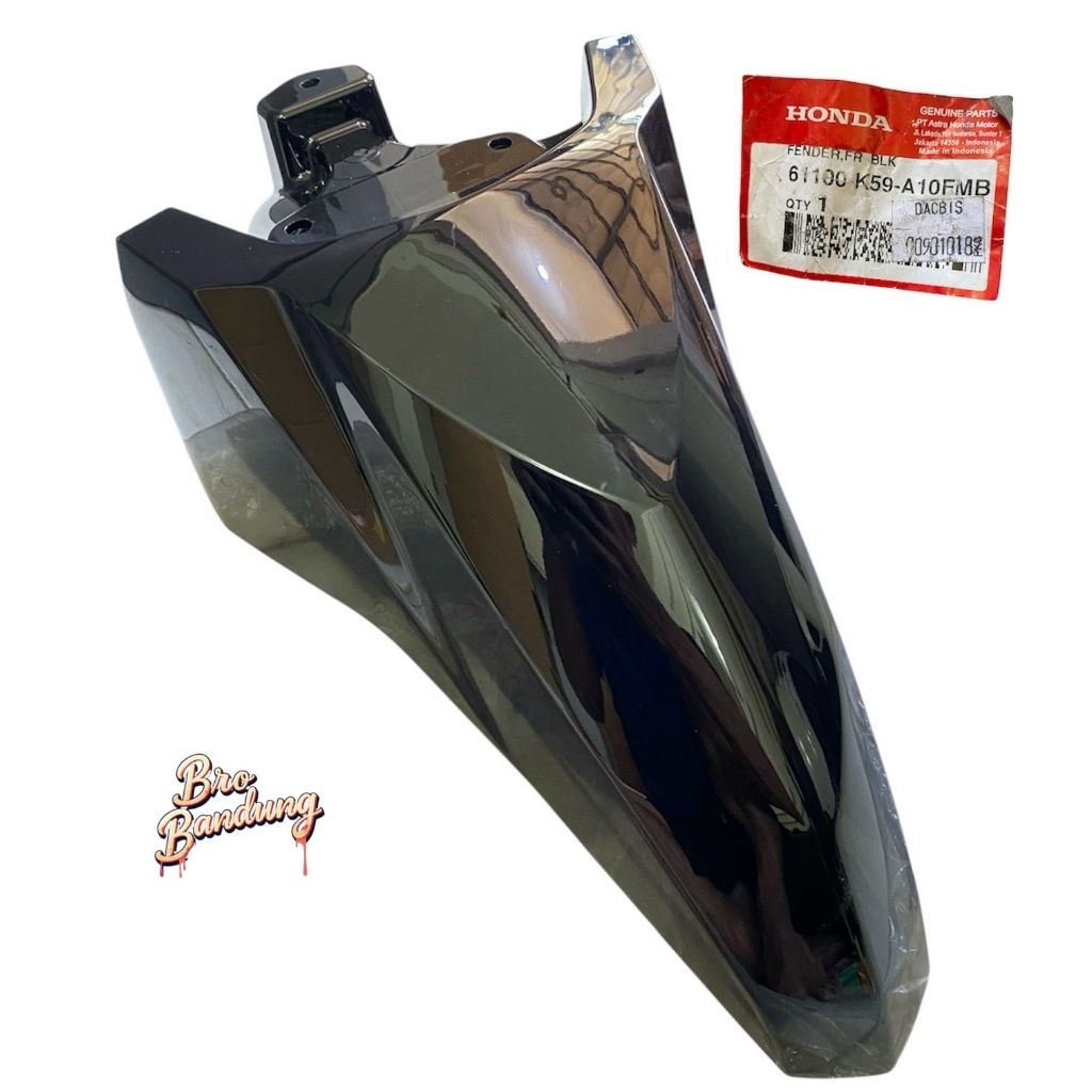61100-K59-A10FMB SPAKBOR DEPAN (HITAM) VARIO ESP 125 vario 150 K59 ORIGINAL | FENDER FR 61100K59A10F