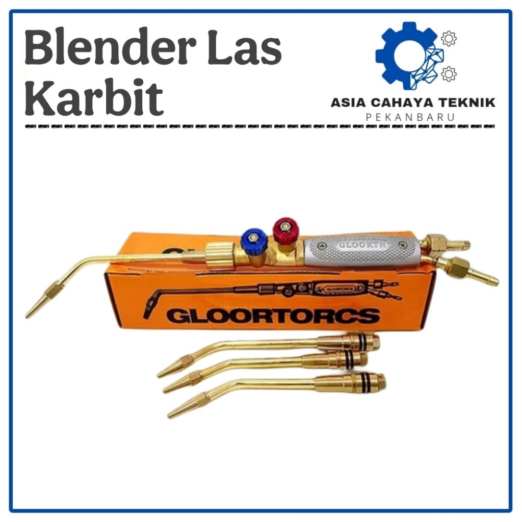 OXFORD Blender Las Karbit Gloor 4 Mata / Welding Torch / Stang Las Karbit