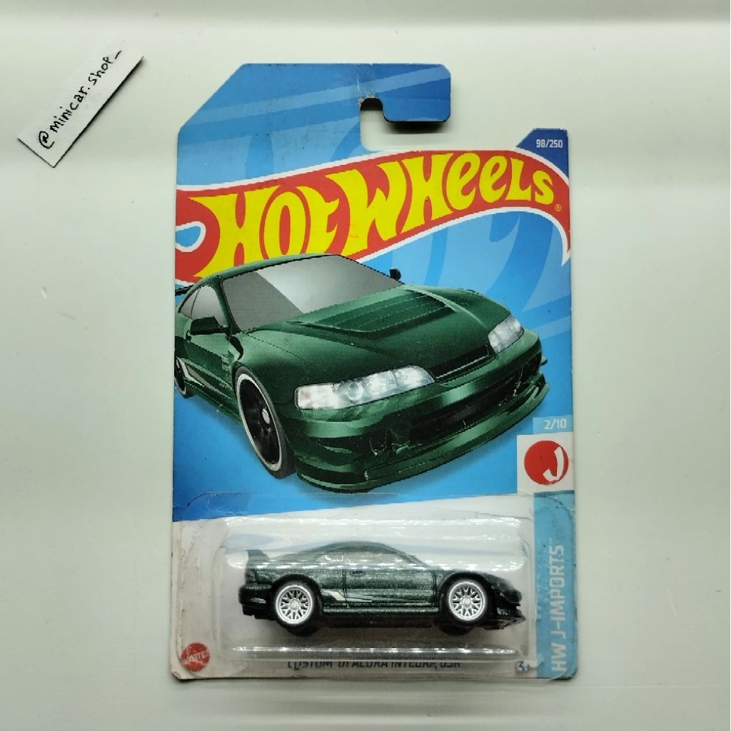 Hotwheels Acura integra ban karet unrivet