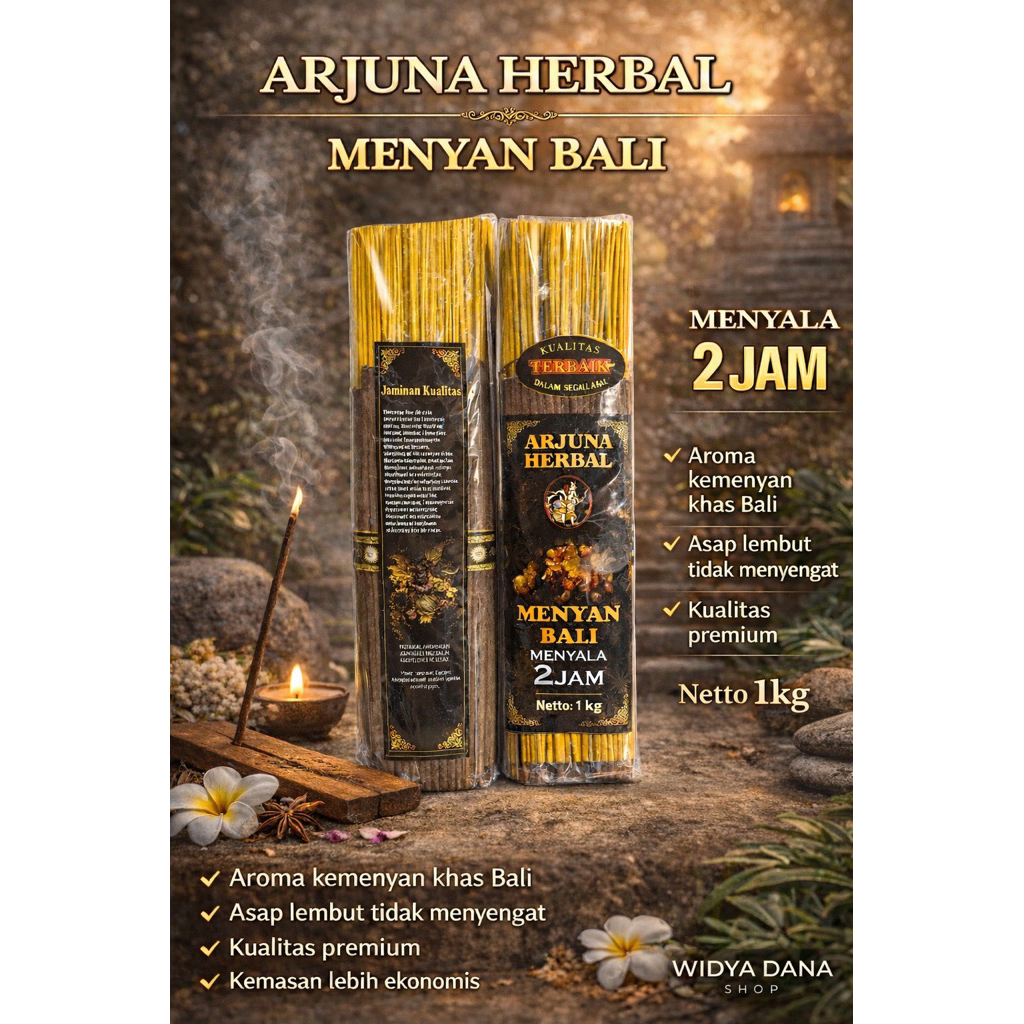 Dupa ARJUNA HERBAL 1kg | MENYAN BALI