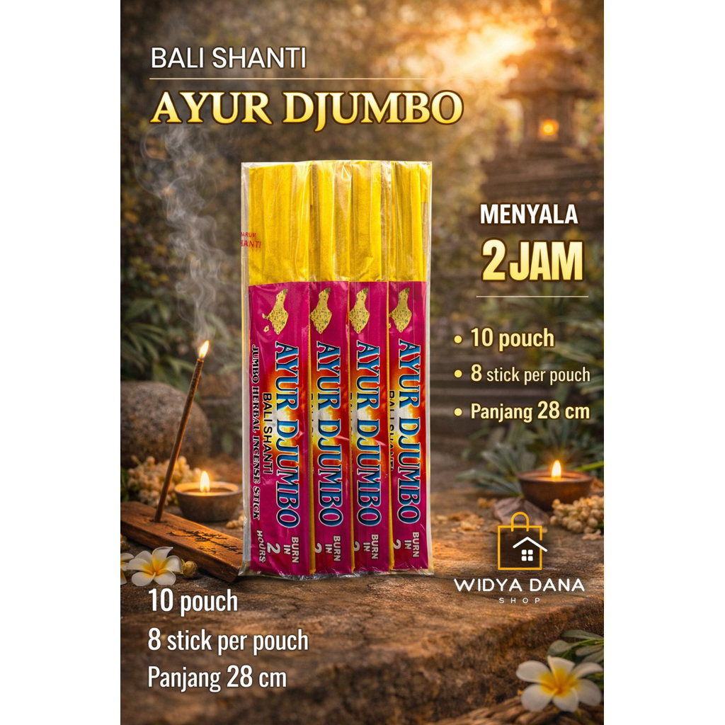 Dupa AYUR JUMBO BALI SHANTI  2 jam 1 bal
