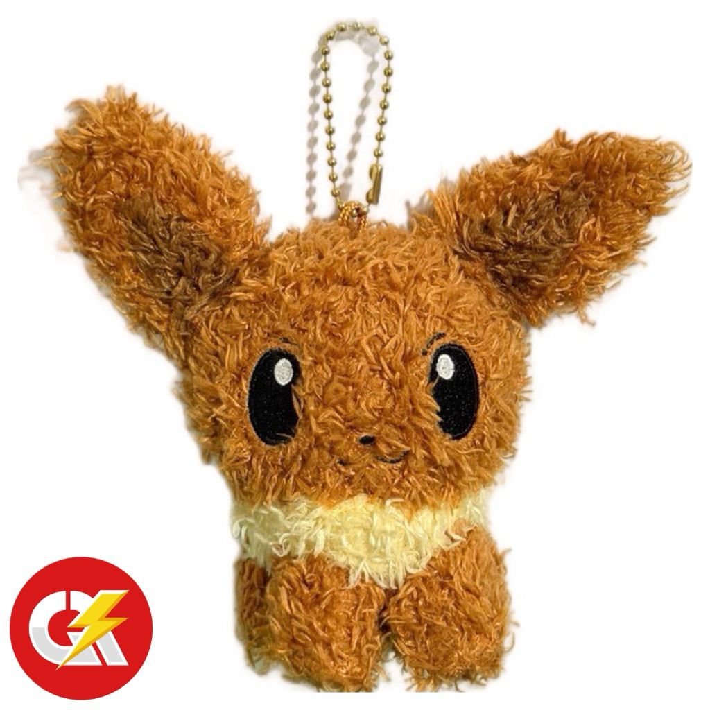 Boneka Bulu Pokemon Pikachu dan Eevee Original Sekiguchi