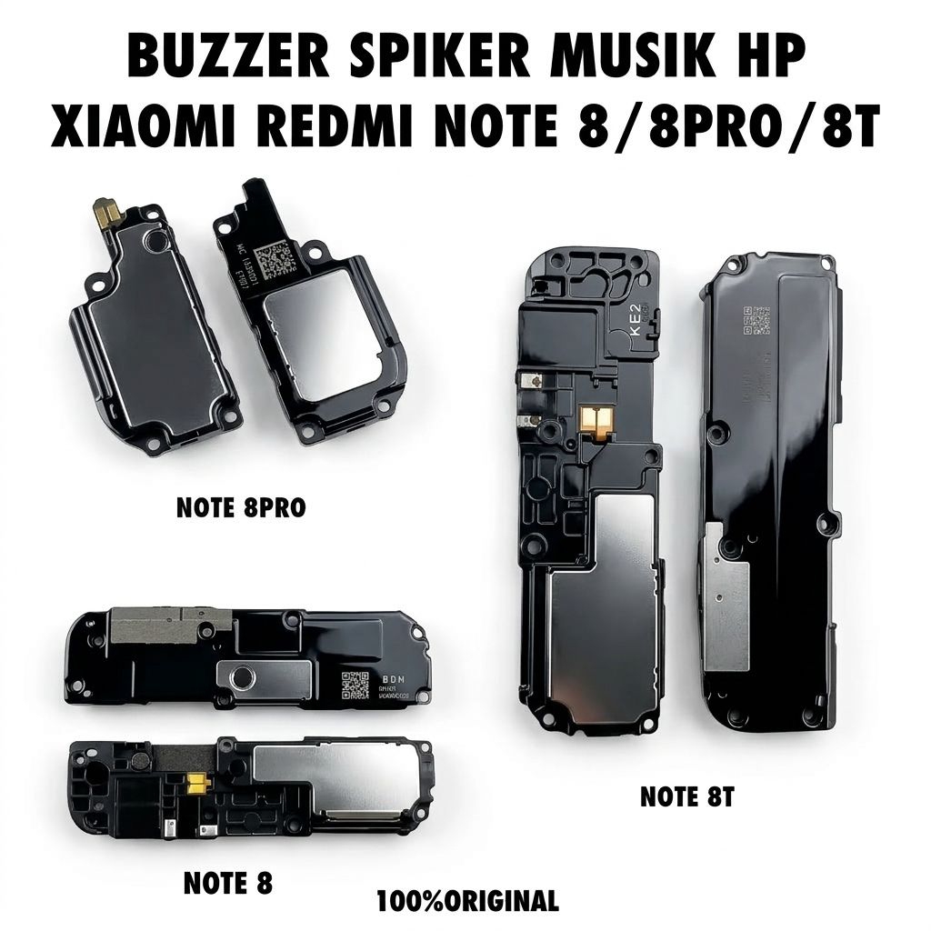 Buzzer Speaker Musik Xiaomi Redmi Note 8 / Redmi Note 8 Pro / Redmi Note 8T Original