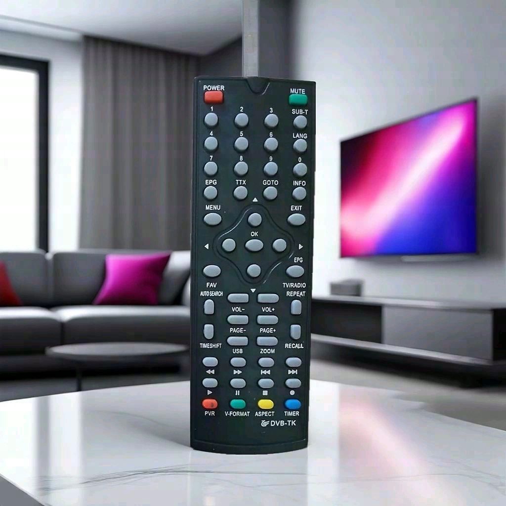 Remot Remote STB DVB T2 Receiver Parabola Rinrei DRN-511W / DRN-511A