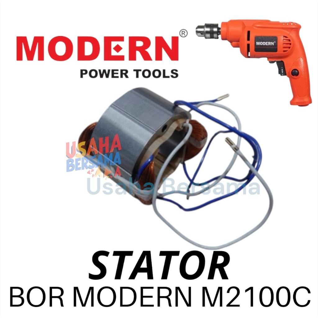 STATOR BOR MODERN M2100C SEPUL BOR MODERN M2100 TEMBAGA GULUNGAN M 2100C BOR 10MM M 2100 C