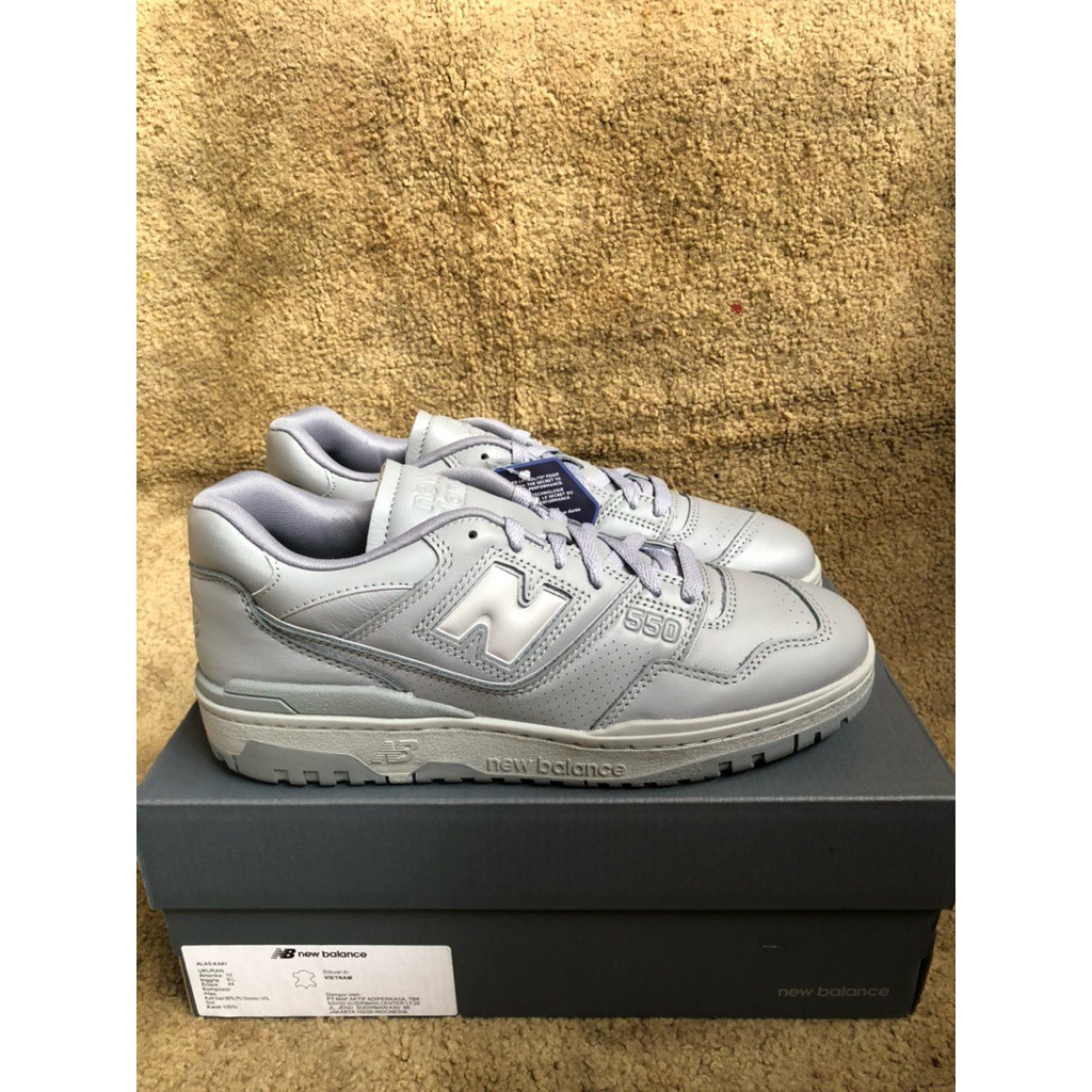 New Balance 550 Slate Gray New BNIB Original MAP (HARGA NETT NO NEGO)
