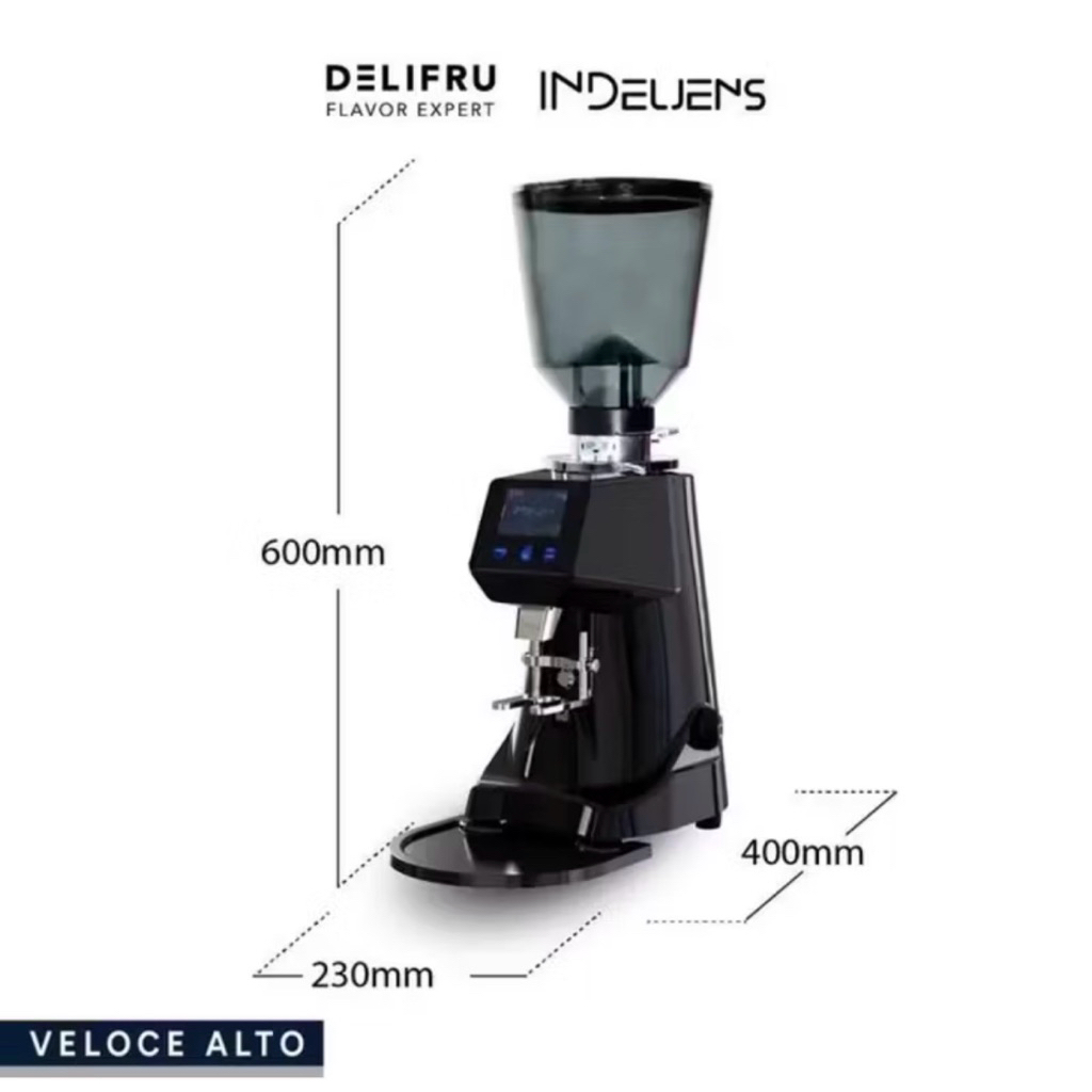 Indeljens Veloce Alto coffee grinder garansi resmi