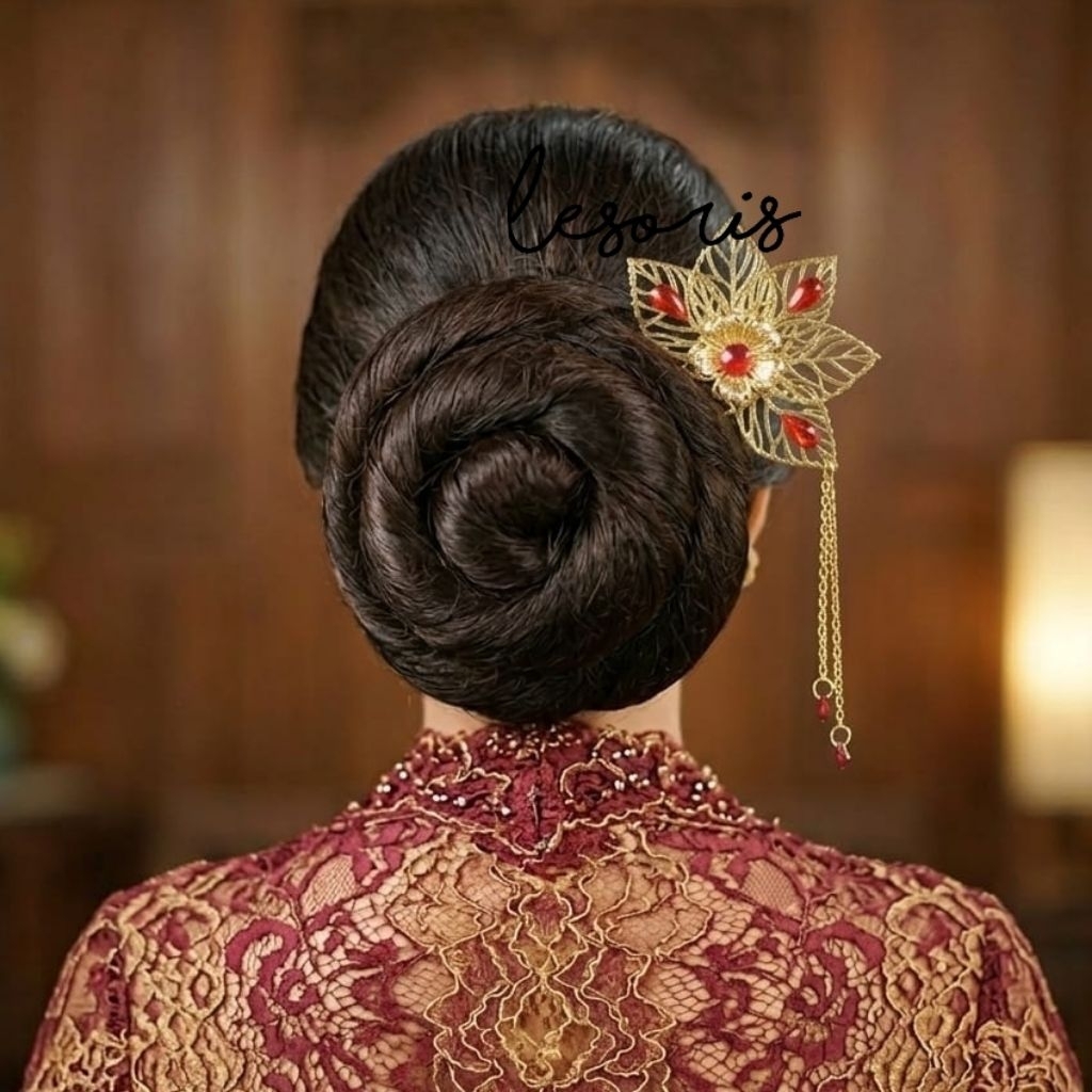 Tusuk konde tusuk sanggul cucuk sanggul bali aksesoris tari, karnaval, pesta