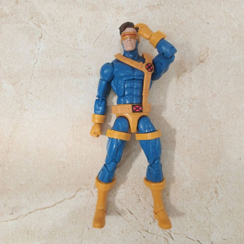 marvel legends cyclops xmen x men warlock mainan action figure