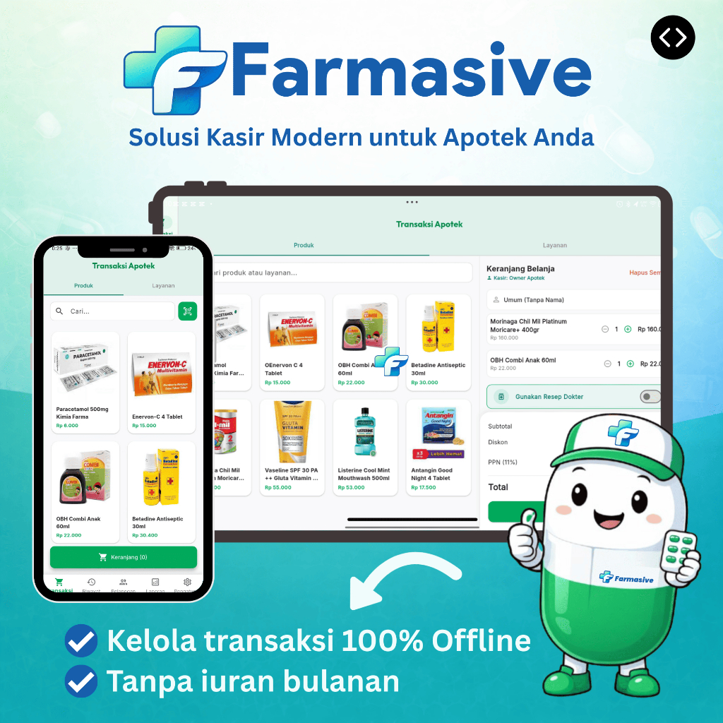 Farmasive - Aplikasi Kasir Apotek