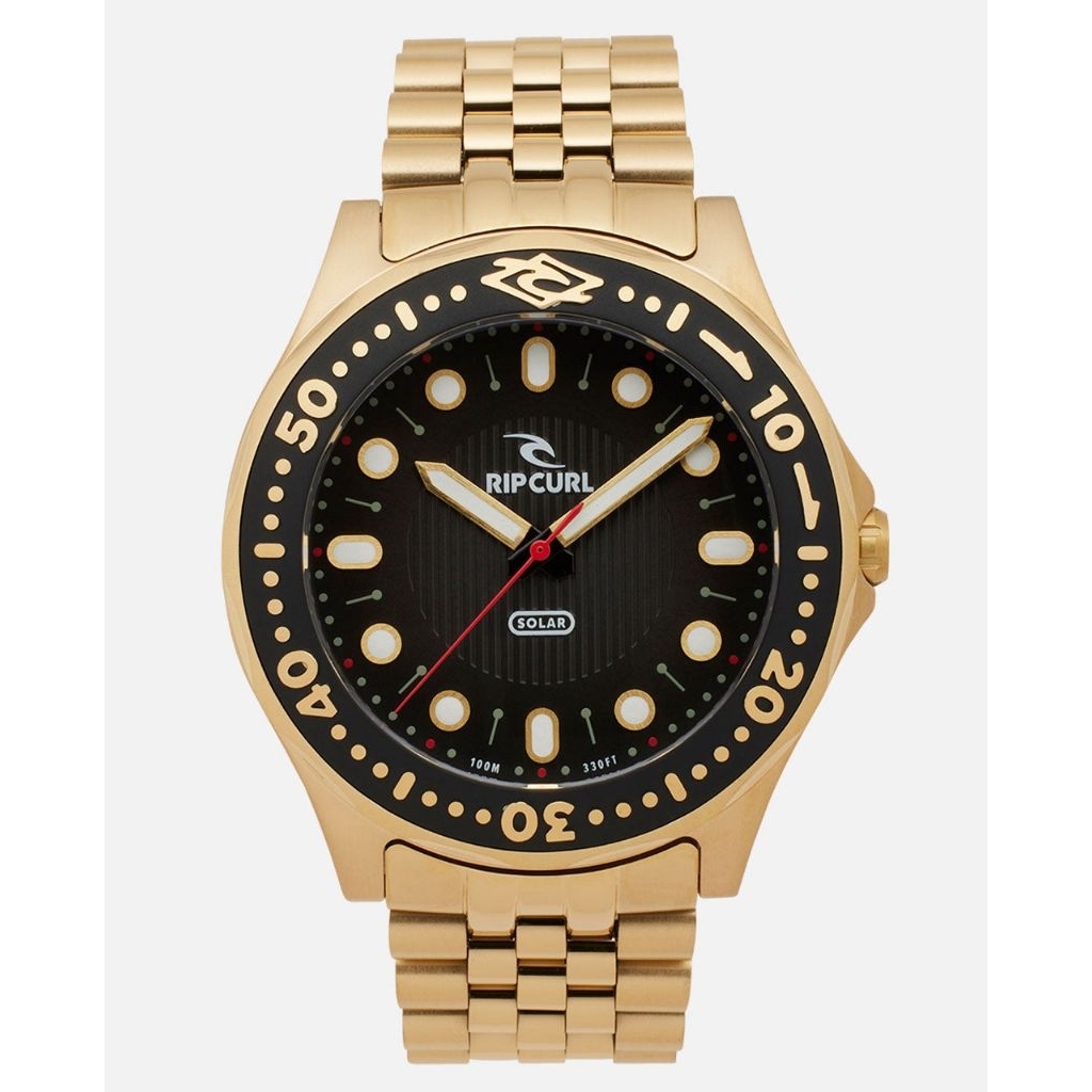 jam ripcurl halo solar sss gold watch original