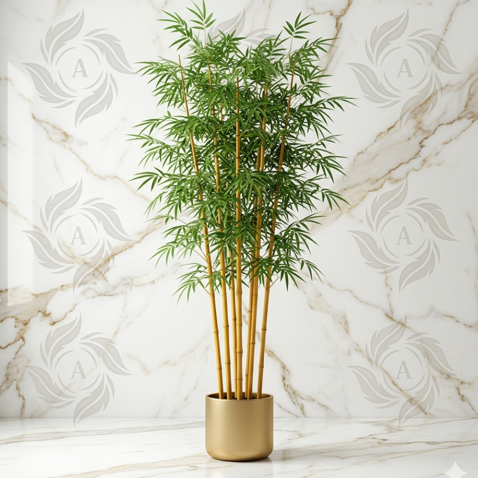 Pohon Bambu Kuning (Bambu Panda) Tinggi 1 - 2 Meter / Pohon Penutup Pagar Bambu Kuning Rumpunan