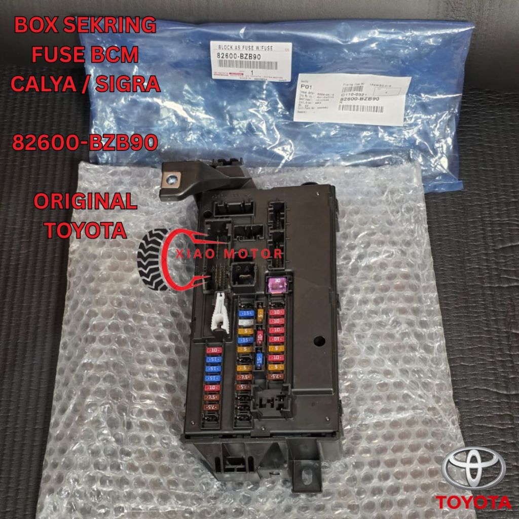 Box Sekring Fuse BCM Calya Sigra New Original Toyota 82600-BZB90 Asli