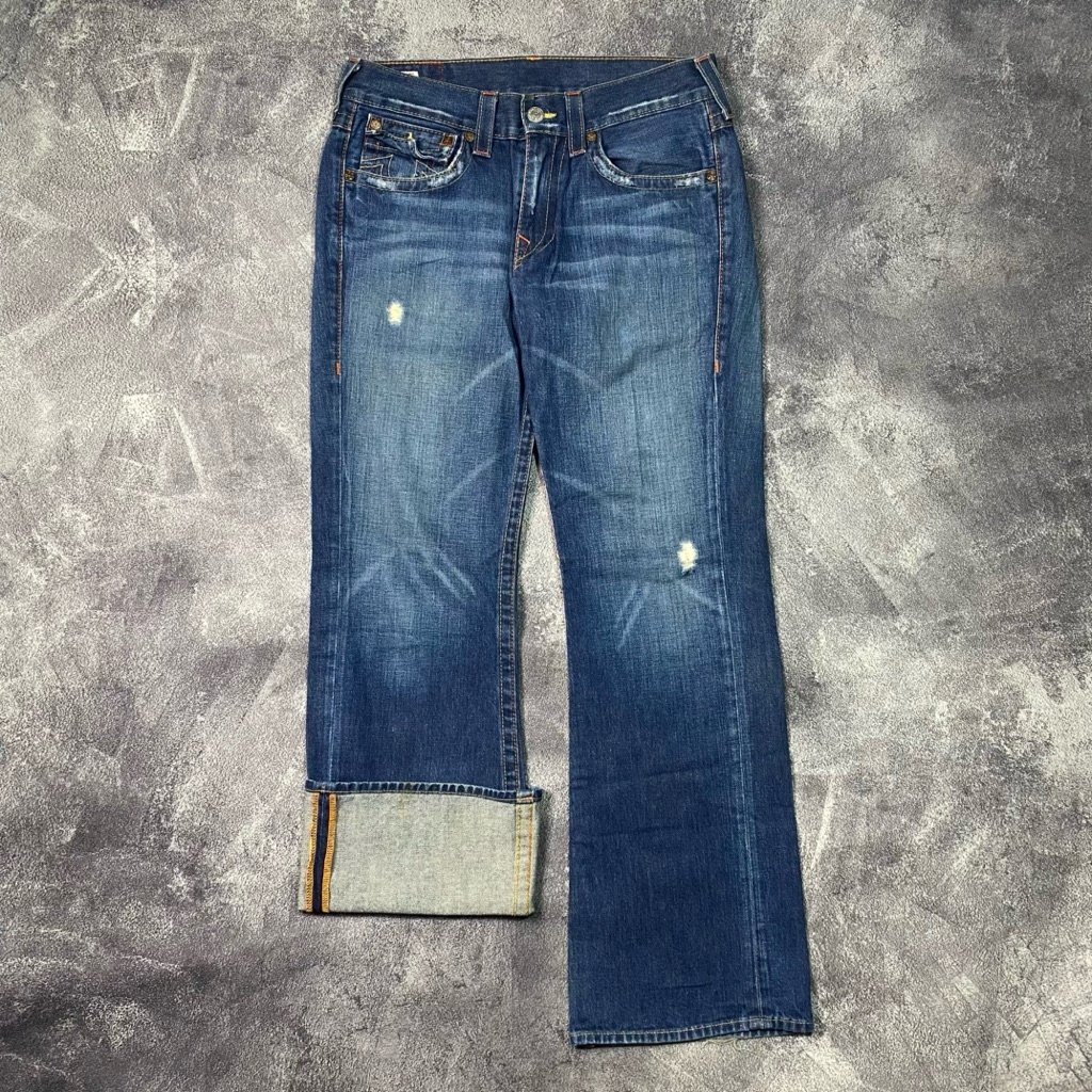 Celana Pants Jeans True Religion Made In USA Selvedge Second Original