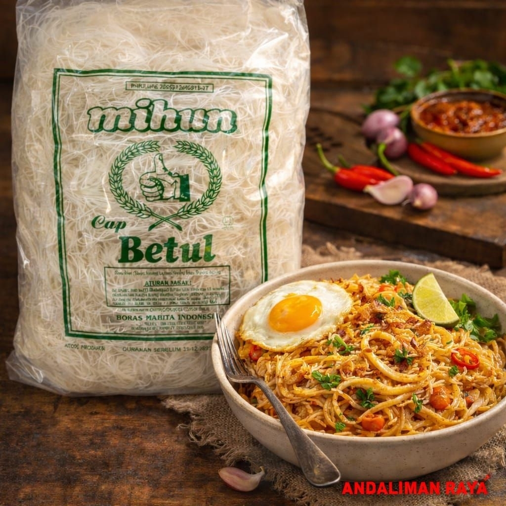 Bihun /Mihun medan cap betul /Jempol enak dan lembut