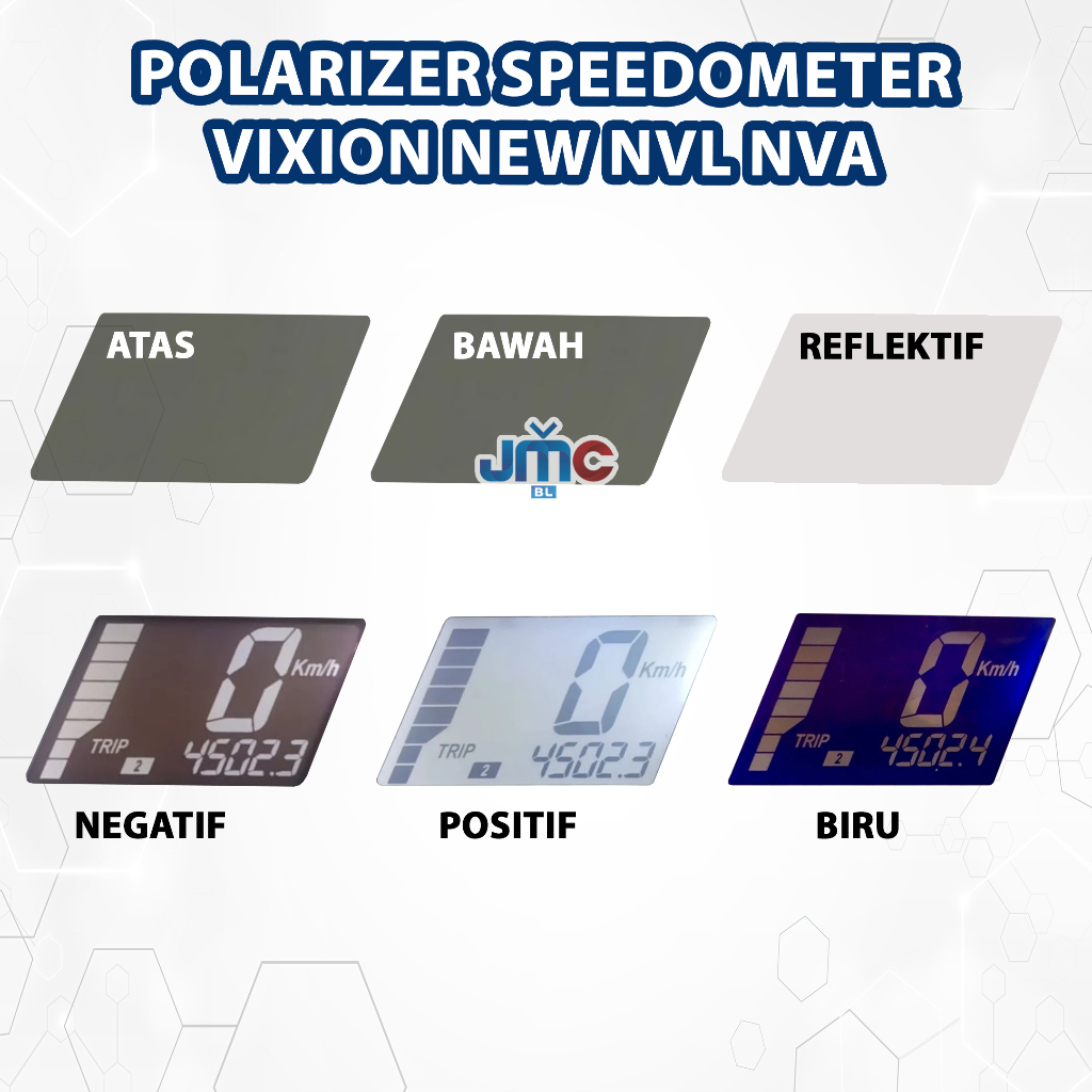 1Set Polaris Polarizer LCD Speedometer Vixion New NVL NVA