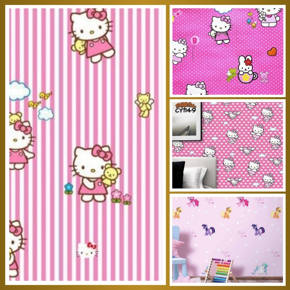 Wallpaper Dinding Walpaper Dinding Kamar Tidur Anak Wallpeper Karakter Kartun Spiderman 10 Meter