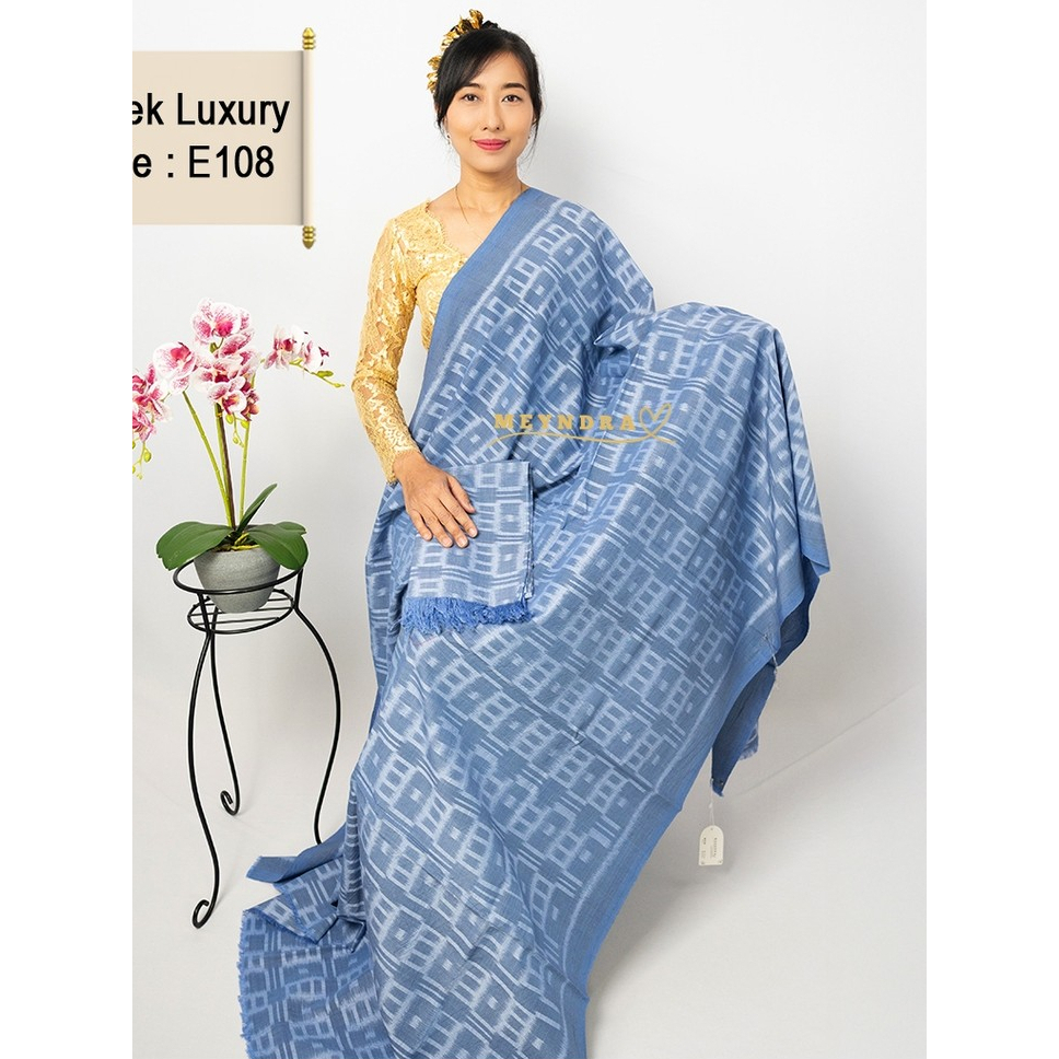 MEYNDRA BUSANA-- Endek Tenun Lasem Selendang/Endek Bali/Endek Set Selendang/Endek Semi Mastuli/Endek