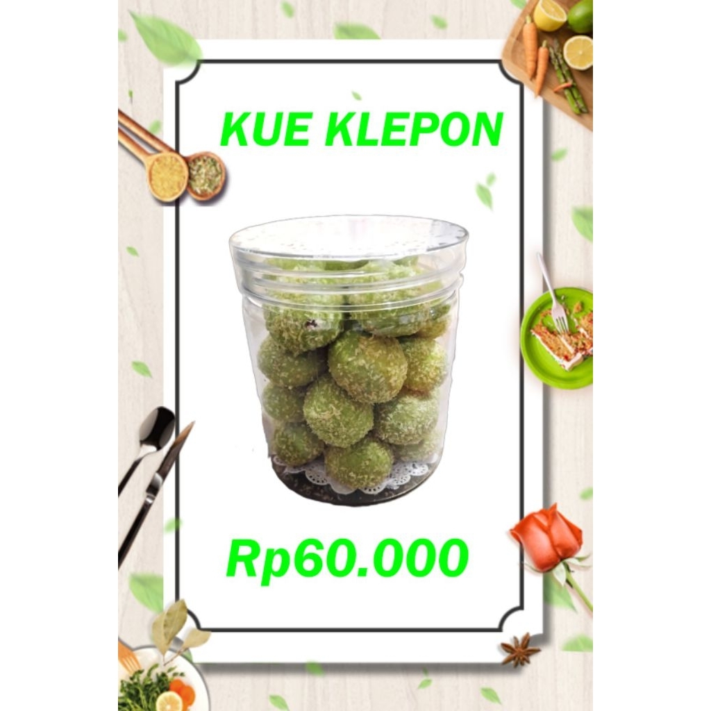 Klepon isi coklat Premium