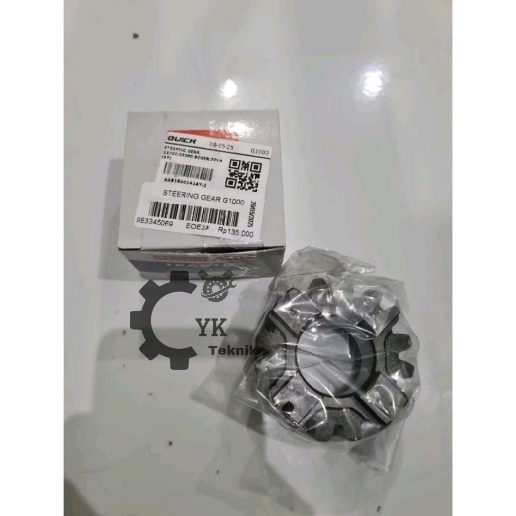 Steering Gear Traktor G1000,G1000 Boxer,G3000,Zeva / Gigi Kopling / Gigi Belok Steering Gear Traktor