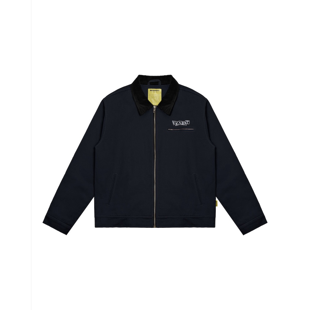 Vearst Work Jacket Zip up Basteliv Navy - Regular Fit