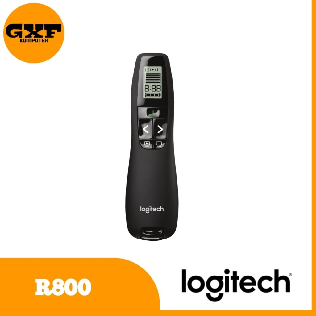 Logitech R800 Remote Pointer Presentasi Wireless Laser Hijau
