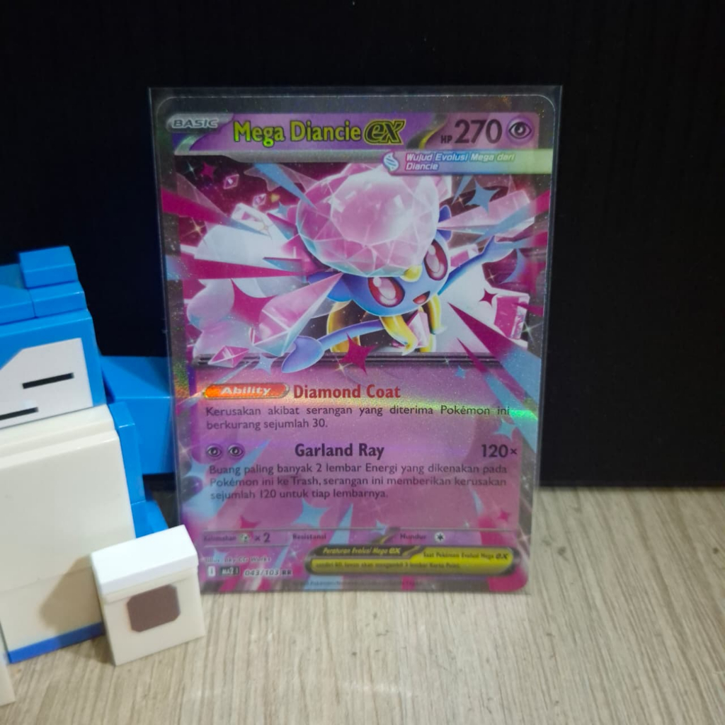 MEGA DIANCIE EX - RR - MA2 - KARTU POKEMON INDONESIA