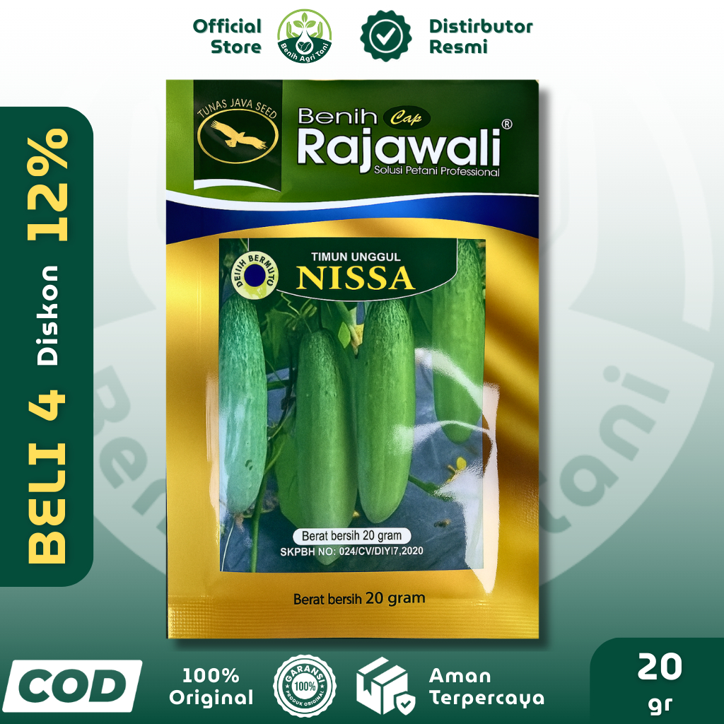 NISSA 20 gr Benih Timun Cap Rajawali