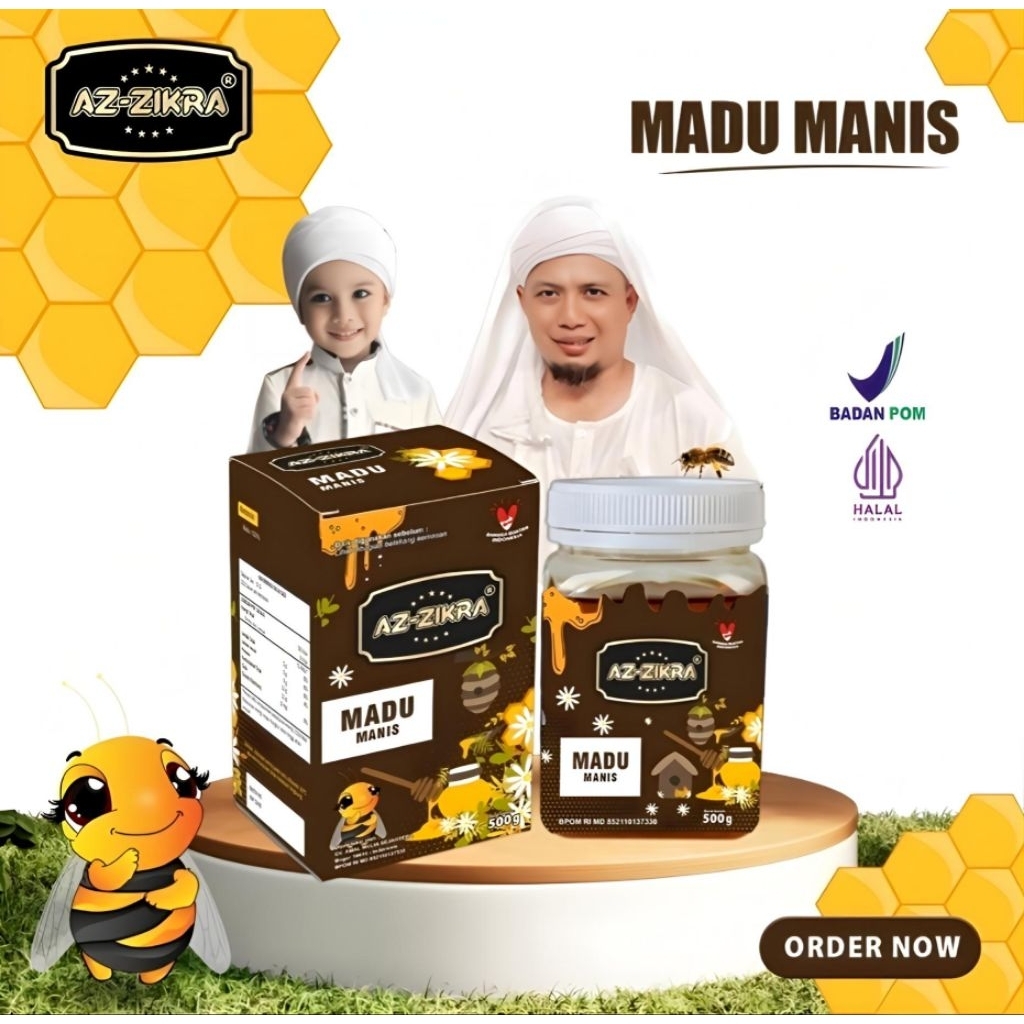 Madu Az-Zikra Az Zikra AzZikra Herbal 500gr BPOM HALAL