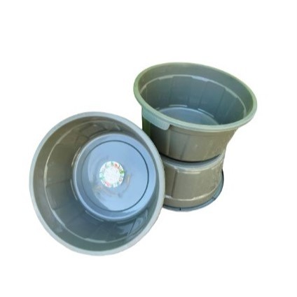 3pcs Baskom Plastik Jumbo Great No 20 Bak Cuci Baskom Adonan Bak Bulat Bak Air Baskom Hajatan