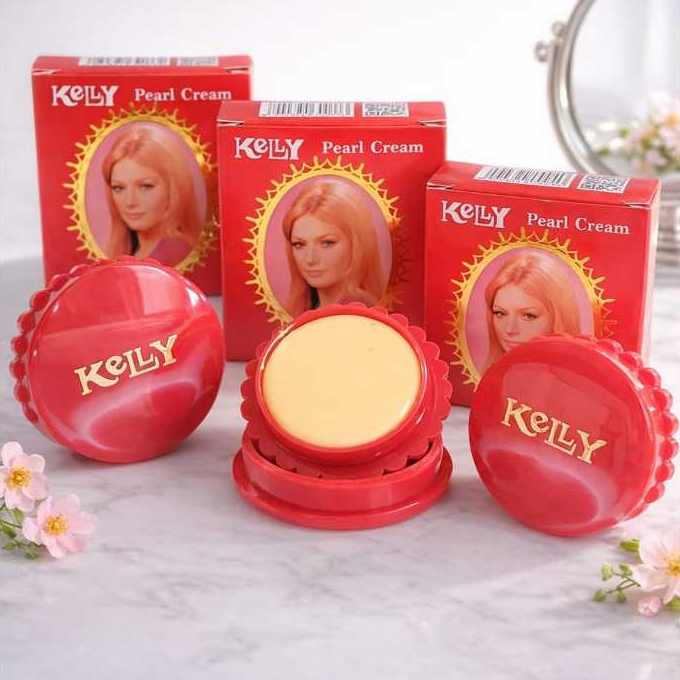 [ BPOM ] Kelly Pearl Cream 5gr | Krim Wajah | Foundation | Cream Kelly Original