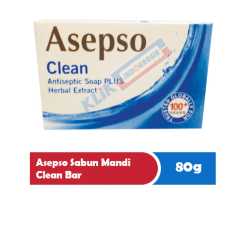 Asepso sabun mandi Clear Bar 80 gram
