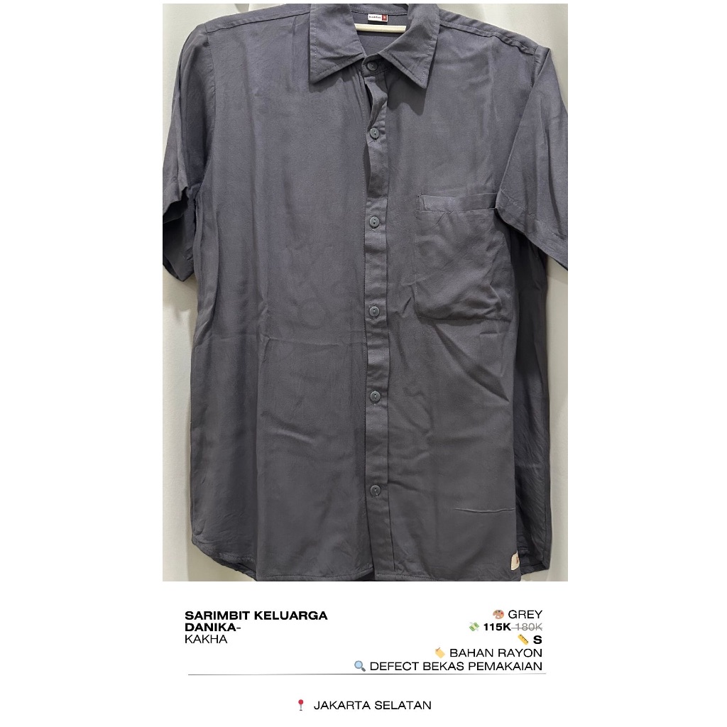 Preloved Kemeja Sarimbit Danika