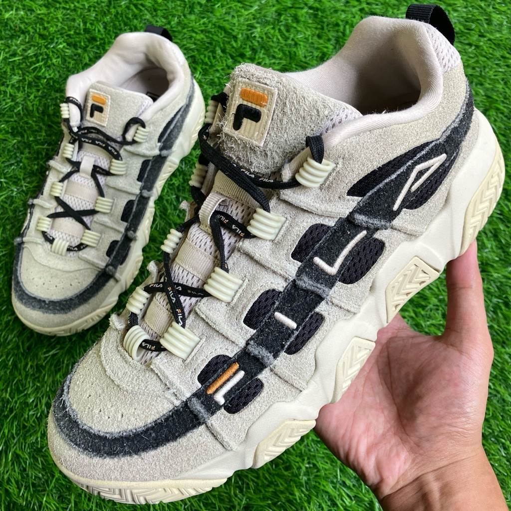 FILA Barricade Grey Cream sneakers shoes size 43