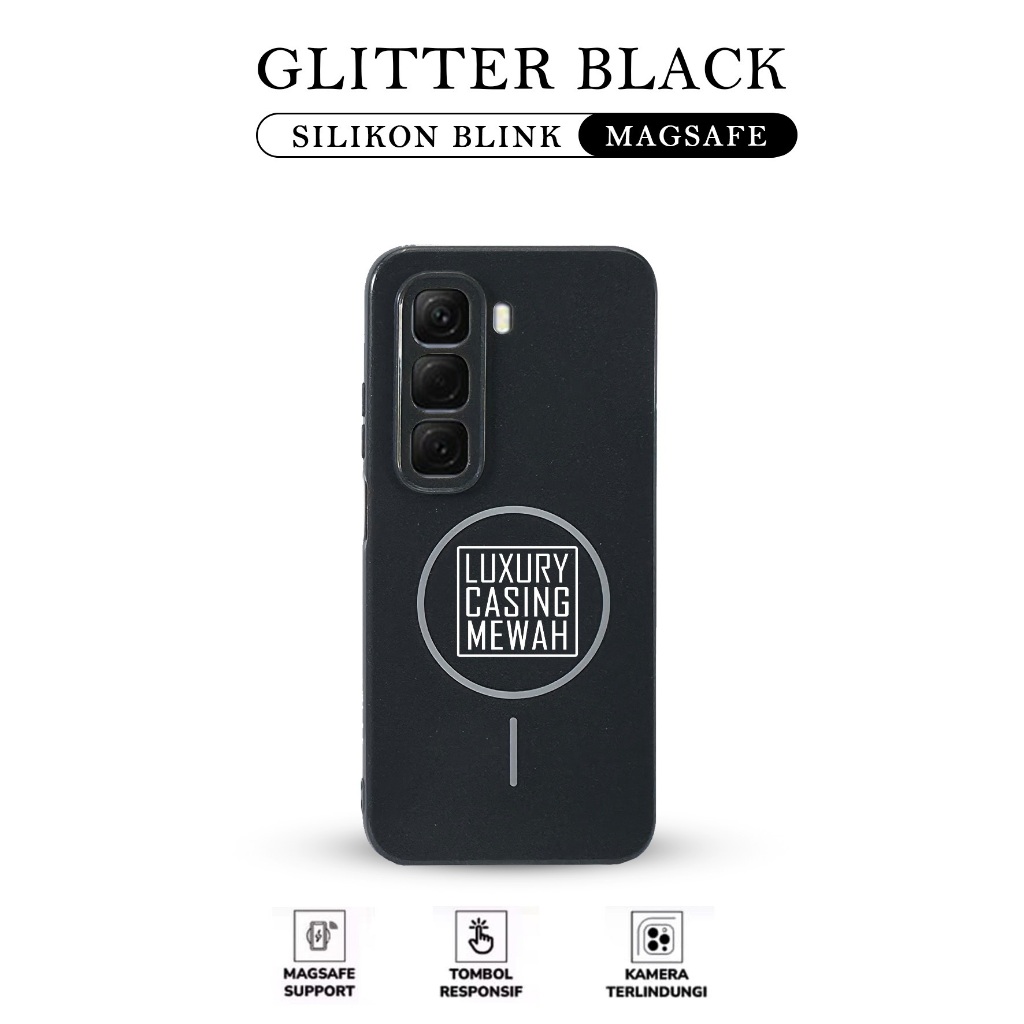 Case Magsafe Magnetic Glitter Case for Infinix Hot 40 Infinix Hot 40 Pro Infinix Hot 40i Infinix Hot