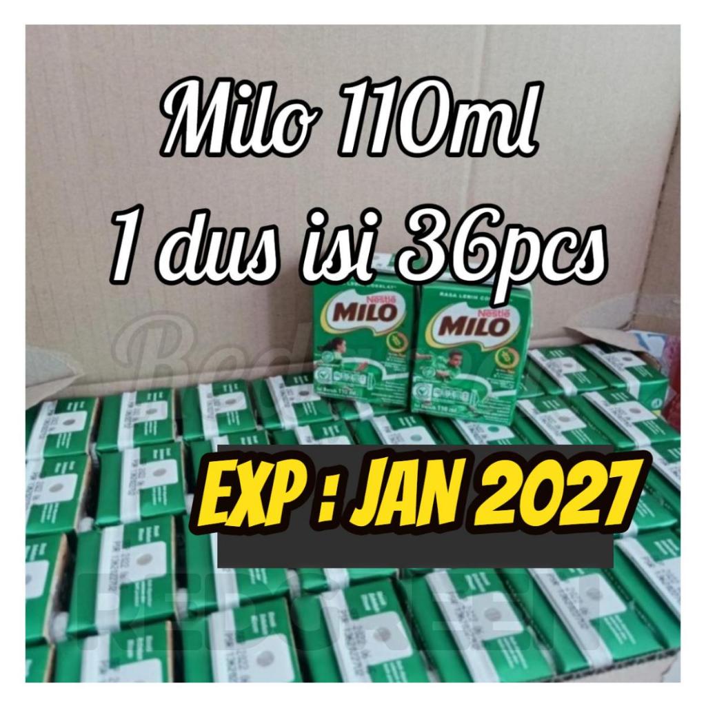 Susu Milo 1 dus 110 ml isi 36 kotak active go 1 karton isi 36pcs 110ml
